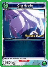 Cha Hae-in (055) - UE17BT: SOLO LEVELING Release Event Cards - Union Arena card