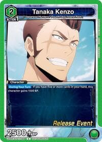 Tanaka Kenzo - UE17BT: SOLO LEVELING Release Event Cards - Union Arena card