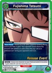 Fujishima Tatsumi - UE17BT: SOLO LEVELING Release Event Cards - Union Arena card