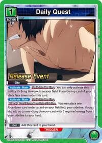 Daily Quest - UE17BT: SOLO LEVELING Release Event Cards - Union Arena card
