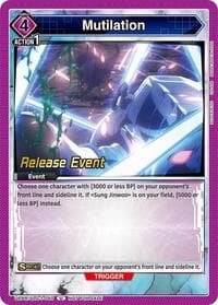 Mutilation - UE17BT: SOLO LEVELING Release Event Cards - Union Arena card