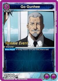Go Gunhee - UE17BT: SOLO LEVELING Release Event Cards - Union Arena card