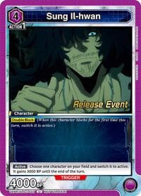 Sung Il-hwan - UE17BT: SOLO LEVELING Release Event Cards - Union Arena card