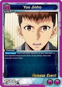 Yoo Jinho (026) - UE17BT: SOLO LEVELING Release Event Cards - Union Arena card