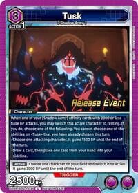 Tusk - UE17BT: SOLO LEVELING Release Event Cards - Union Arena card