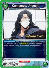 Kumamoto Atsushi - UE17BT: SOLO LEVELING Release Event Cards - Union Arena card
