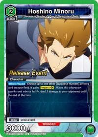 Hoshino Minoru - UE17BT: SOLO LEVELING Release Event Cards - Union Arena card