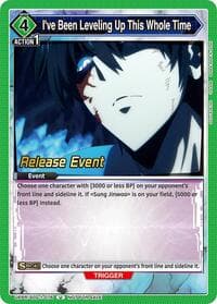 I've Been Leveling Up This Whole Time - UE17BT: SOLO LEVELING Release Event Cards - Union Arena card