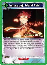 Initiate Jeju Island Raid - UE17BT: SOLO LEVELING Release Event Cards - Union Arena card