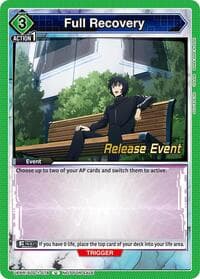 Full Recovery - UE17BT: SOLO LEVELING Release Event Cards - Union Arena card