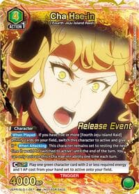 Cha Hae-in (057) (R*) - UE17BT: SOLO LEVELING Release Event Cards - Union Arena card