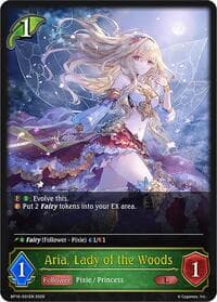 Aria, Lady of the Woods - BP16: New World Genesis - Shadowverse: Evolve card
