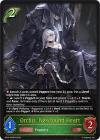 Orchis, Newfound Heart - BP16: New World Genesis - Shadowverse: Evolve card