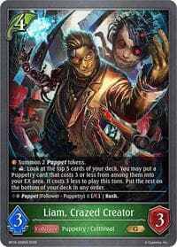 Liam, Crazed Creator - BP16: New World Genesis - Shadowverse: Evolve card