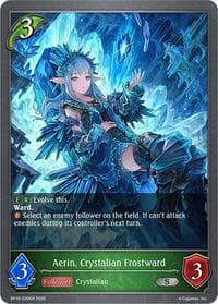 Aerin, Crystalian Frostward - BP16: New World Genesis - Shadowverse: Evolve card