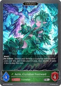 Aerin, Crystalian Frostward (Evolved) - BP16: New World Genesis - Shadowverse: Evolve card