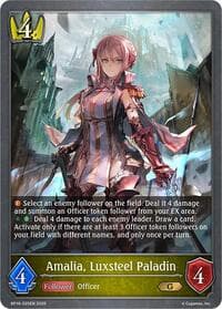 Amalia, Luxsteel Paladin - BP16: New World Genesis - Shadowverse: Evolve card
