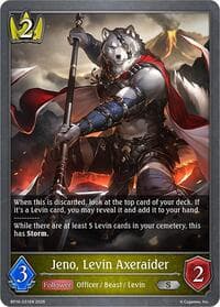 Jeno, Levin Axeraider - BP16: New World Genesis - Shadowverse: Evolve card