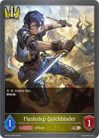 Flashstep Quickblader - BP16: New World Genesis - Shadowverse: Evolve card