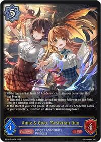 Anne & Grea, Mysterian Duo - BP16: New World Genesis - Shadowverse: Evolve card