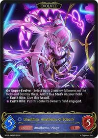 Lilanthim, Anathema of Edacity (Evolved) - BP16: New World Genesis - Shadowverse: Evolve card