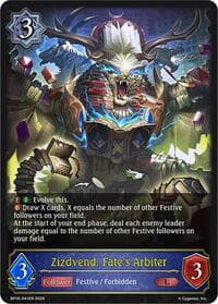 Zizdvend, Fate's Arbiter - BP16: New World Genesis - Shadowverse: Evolve card