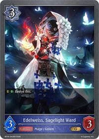 Edelweiss, Sagelight Ward - BP16: New World Genesis - Shadowverse: Evolve card