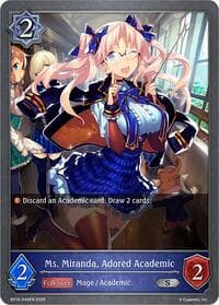 Ms. Miranda, Adored Academic - BP16: New World Genesis - Shadowverse: Evolve card