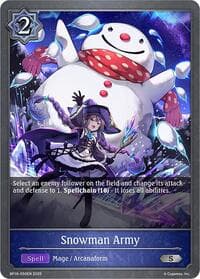 Snowman Army - BP16: New World Genesis - Shadowverse: Evolve card