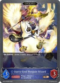 Starry-Eyed Penguin Wizard (Evolved) - BP16: New World Genesis - Shadowverse: Evolve card