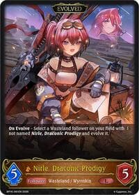 Nirle, Draconic Prodigy (Evolved) - BP16: New World Genesis - Shadowverse: Evolve card
