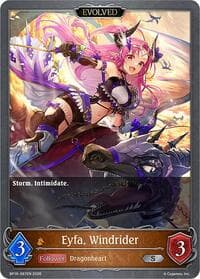 Eyfa, Windrider (Evolved) - BP16: New World Genesis - Shadowverse: Evolve card