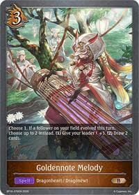 Goldennote Melody - BP16: New World Genesis - Shadowverse: Evolve card