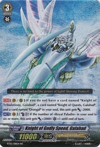 Knight of Godly Speed, Galahad - BT03: Demonic Lord Invasion - Cardfight Vanguard card