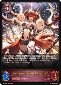 Cerberus, Hellfire Unleashed - BP16: New World Genesis - Shadowverse: Evolve card