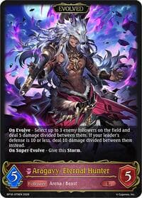 Aragavy, Eternal Hunter (Evolved) - BP16: New World Genesis - Shadowverse: Evolve card