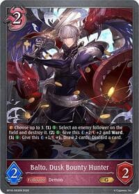 Balto, Dusk Bounty Hunter - BP16: New World Genesis - Shadowverse: Evolve card