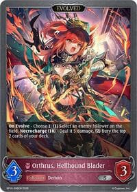Orthrus, Hellhound Blader (Evolved) - BP16: New World Genesis - Shadowverse: Evolve card