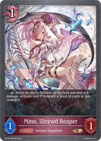 Mino, Shrewd Reaper - BP16: New World Genesis - Shadowverse: Evolve card
