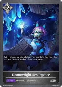 Doomwright Resurgence - BP16: New World Genesis - Shadowverse: Evolve card
