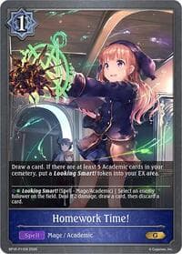 Homework Time! - P11 (Foil) - BP16: New World Genesis - Shadowverse: Evolve card
