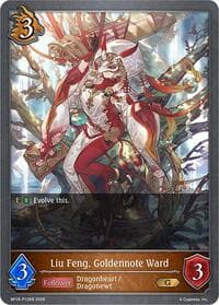 Liu Feng, Goldennote Ward - P13 (Foil) - BP16: New World Genesis - Shadowverse: Evolve card