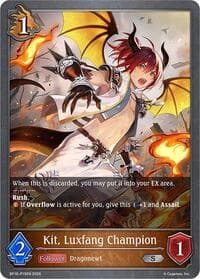 Kit, Luxfang Champion - P15 (Foil) - BP16: New World Genesis - Shadowverse: Evolve card