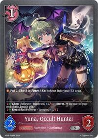 Yuna, Occult Hunter - P19 (Foil) - BP16: New World Genesis - Shadowverse: Evolve card