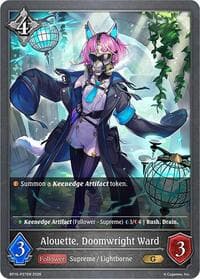 Alouette, Doomwright Ward - P27 (Foil) - BP16: New World Genesis - Shadowverse: Evolve card