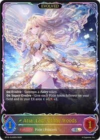 Aria, Lady of the Woods (Evolved) (SL) - BP16: New World Genesis - Shadowverse: Evolve card