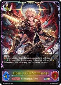 Albert, Levin Stormsaber (SL) - BP16: New World Genesis - Shadowverse: Evolve card