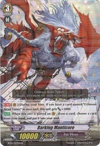 Barking Manticore - BT03: Demonic Lord Invasion - Cardfight Vanguard card