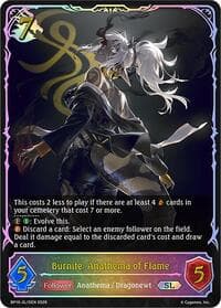 Burnite, Anathema of Flame (SL) - BP16: New World Genesis - Shadowverse: Evolve card