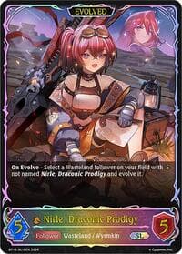 Nirle, Draconic Prodigy (Evolved) (SL) - BP16: New World Genesis - Shadowverse: Evolve card